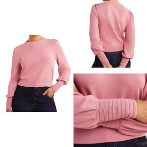 Pointelle Detail Sweater